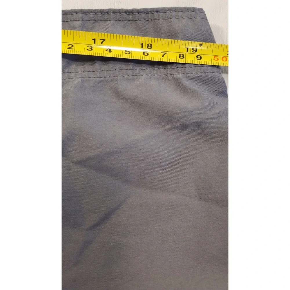 Hurley Mens Board Shorts Size 38 Gray Logo Swim Trunks Lace Up Surf Beachwear